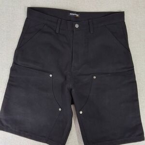 Midnight Organic Limited Mens Black Denim Shorts 36